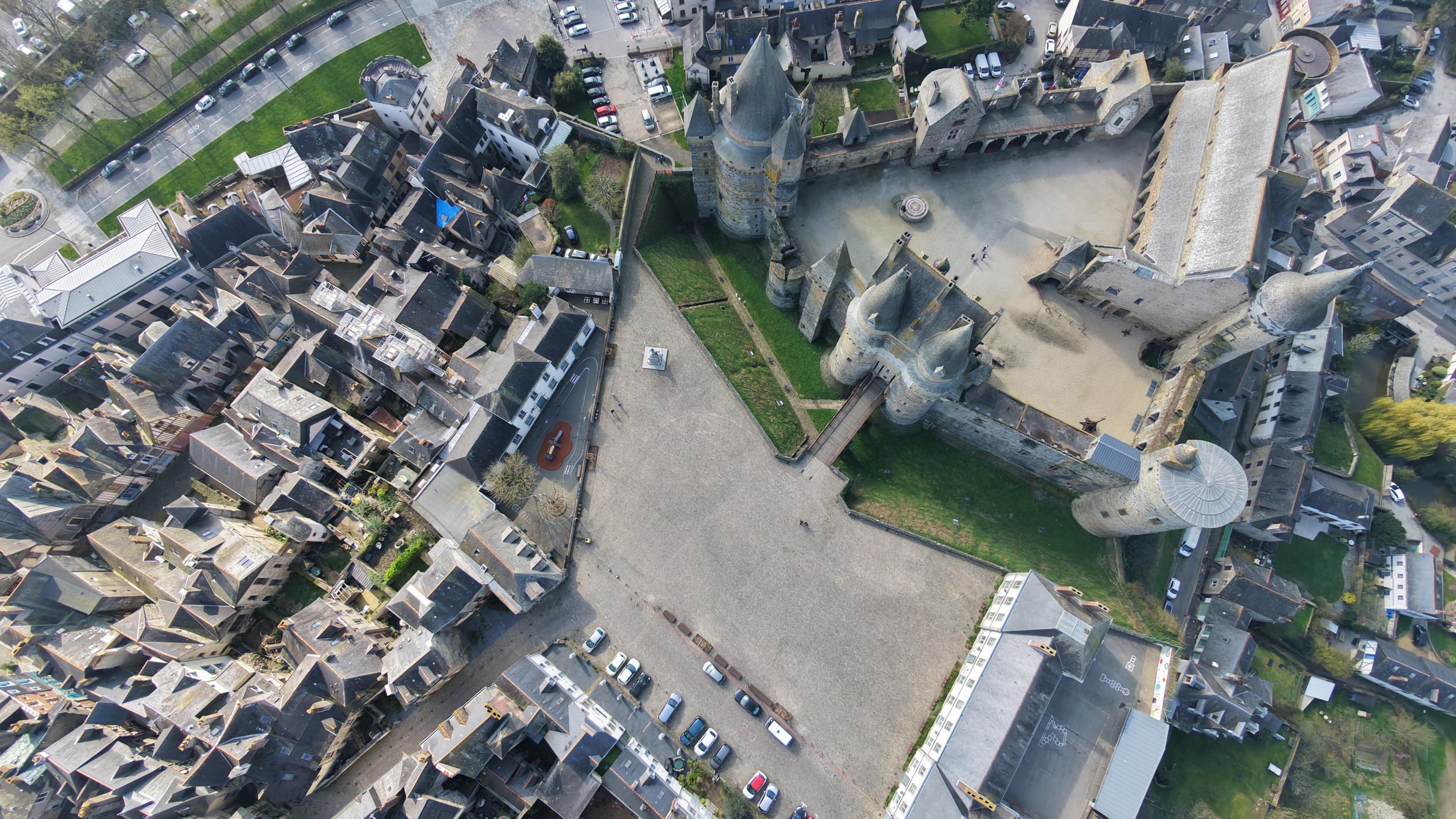 Château de Vitré, drone 2026